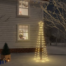 Árbol de Navidad con pincho 108 LED blanco cálido 180 cm en Decoración Festiva y Estacional | Comprar online en Foru.es