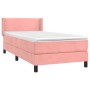 Cama box spring con colchón terciopelo rosa 80x200 cm de vidaXL, Camas y somieres - Ref: Foro24-3130870, Precio: 276,84 €, De...