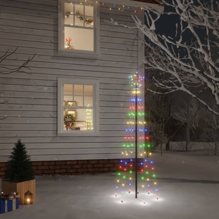 Árbol de Navidad con pincho 108 LED de colores 180 cm en Decoración Festiva y Estacional | Comprar online en Foru.es