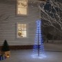 Árbol de Navidad con pincho 108 LED azul 180 cm en Decoración Festiva y Estacional | Comprar online en Foru.es