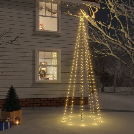 Árbol de Navidad con pincho 310 LED blanco cálido 300 cm en Decoración Festiva y Estacional | Comprar online en Foru.es