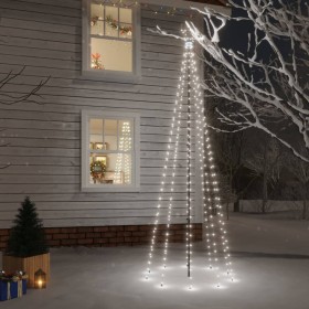 Árbol de Navidad con pincho 310 LED blanco frío 300 cm en Decoración Festiva y Estacional | Comprar online en Foru.es