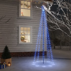 Árbol de Navidad con pincho 310 LED azul 300 cm en Decoración Festiva y Estacional | Comprar online en Foru.es
