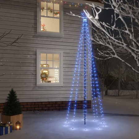 Árbol de Navidad con pincho 310 LED azul 300 cm en Decoración Festiva y Estacional | Comprar online en Foru.es