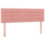 Cama box spring con colchón terciopelo rosa 140x190 cm de vidaXL, Camas y somieres - Ref: Foro24-3131020, Precio: 436,24 €, D...