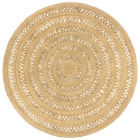 Alfombra hecha a mano de yute trenzado 180 cm en Alfombras | Comprar online en Foru.es