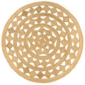 Alfombra hecha a mano de yute trenzado 210 cm en Alfombras | Comprar online en Foru.es