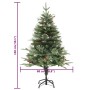 Árbol de Navidad con luces y piñas PVC PE verde 150 cm en Decoración Festiva y Estacional | Comprar online en Foru.es