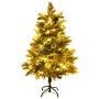 Árbol de Navidad con luces y piñas PVC PE verde 120 cm en Decoración Festiva y Estacional | Comprar online en Foru.es