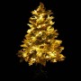 Árbol de Navidad con luces y piñas PVC PE verde 150 cm en Decoración Festiva y Estacional | Comprar online en Foru.es