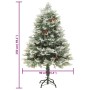 Árbol de Navidad con luces y piñas PVC PE verde 150 cm en Decoración Festiva y Estacional | Comprar online en Foru.es