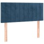 Cama box spring con colchón terciopelo azul oscuro 100x200 cm de vidaXL, Camas y somieres - Ref: Foro24-3131067, Precio: 321,...