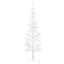 Medio árbol de Navidad artificial con soporte blanco 120 cm en Decoración Festiva y Estacional | Comprar online en Foru.es