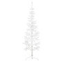 Medio árbol de Navidad artificial con soporte blanco 120 cm en Decoración Festiva y Estacional | Comprar online en Foru.es
