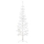Medio árbol de Navidad artificial con soporte blanco 180 cm en Decoración Festiva y Estacional | Comprar online en Foru.es