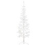 Medio árbol de Navidad artificial con soporte blanco 180 cm en Decoración Festiva y Estacional | Comprar online en Foru.es