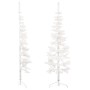 Medio árbol de Navidad artificial con soporte blanco 180 cm en Decoración Festiva y Estacional | Comprar online en Foru.es