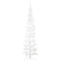 Medio árbol de Navidad artificial con soporte blanco 210 cm en Decoración Festiva y Estacional | Comprar online en Foru.es