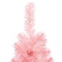 Medio árbol de Navidad artificial con soporte rosa 120 cm en Decoración Festiva y Estacional | Comprar online en Foru.es