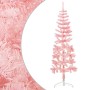 Medio árbol de Navidad artificial con soporte rosa 150 cm en Decoración Festiva y Estacional | Comprar online en Foru.es