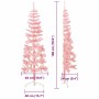 Medio árbol de Navidad artificial con soporte rosa 180 cm en Decoración Festiva y Estacional | Comprar online en Foru.es