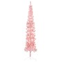 Medio árbol de Navidad artificial con soporte rosa 240 cm en Decoración Festiva y Estacional | Comprar online en Foru.es