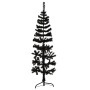 Medio árbol de Navidad artificial con soporte negro 120 cm en Decoración Festiva y Estacional | Comprar online en Foru.es