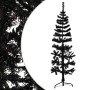 Medio árbol de Navidad artificial con soporte negro 120 cm en Decoración Festiva y Estacional | Comprar online en Foru.es