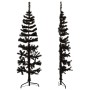 Medio árbol de Navidad artificial con soporte negro 120 cm en Decoración Festiva y Estacional | Comprar online en Foru.es
