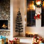 Medio árbol de Navidad artificial con soporte negro 150 cm en Decoración Festiva y Estacional | Comprar online en Foru.es
