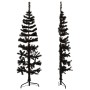 Medio árbol de Navidad artificial con soporte negro 150 cm en Decoración Festiva y Estacional | Comprar online en Foru.es