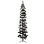 Medio árbol de Navidad artificial con soporte negro 180 cm en Decoración Festiva y Estacional | Comprar online en Foru.es