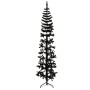Medio árbol de Navidad artificial con soporte negro 240 cm en Decoración Festiva y Estacional | Comprar online en Foru.es