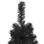 Medio árbol de Navidad artificial con soporte negro 240 cm en Decoración Festiva y Estacional | Comprar online en Foru.es