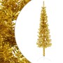 Medio árbol de Navidad artificial con soporte dorado 120 cm en Decoración Festiva y Estacional | Comprar online en Foru.es