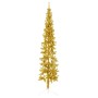 Medio árbol de Navidad artificial con soporte dorado 180 cm en Decoración Festiva y Estacional | Comprar online en Foru.es
