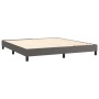 Cama box spring con colchón cuero sintético gris 180x200 cm de vidaXL, Camas y somieres - Ref: Foro24-3130677, Precio: 539,88...