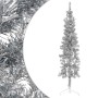 Medio árbol de Navidad artificial con soporte plateado 180 cm en Decoración Festiva y Estacional | Comprar online en Foru.es