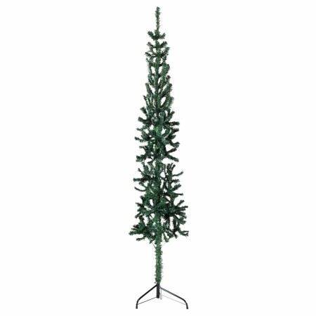 Medio árbol de Navidad artificial con soporte verde 120 cm en Decoración Festiva y Estacional | Comprar online en Foru.es