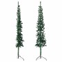 Medio árbol de Navidad artificial con soporte verde 120 cm en Decoración Festiva y Estacional | Comprar online en Foru.es