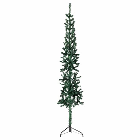 Medio árbol de Navidad artificial con soporte verde 120 cm en Decoración Festiva y Estacional | Comprar online en Foru.es