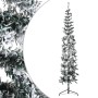Mitad árbol Navidad artificial delgado con nieve 180 cm en Decoración Festiva y Estacional | Comprar online en Foru.es