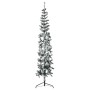 Mitad árbol Navidad artificial delgado con nieve 240 cm en Decoración Festiva y Estacional | Comprar online en Foru.es