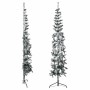 Mitad árbol Navidad artificial delgado con nieve 240 cm en Decoración Festiva y Estacional | Comprar online en Foru.es