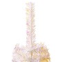 Árbol Navidad artificial puntas iridiscentes PVC blanco 240 cm en Decoración Festiva y Estacional | Comprar online en Foru.es