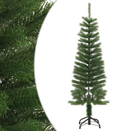 Árbol de Navidad artificial estrecho con soporte PE 120 cm en Decoración Festiva y Estacional | Comprar online en Foru.es