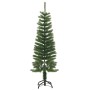 Árbol de Navidad artificial estrecho con soporte PE 120 cm en Decoración Festiva y Estacional | Comprar online en Foru.es