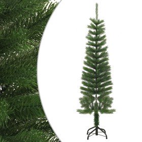 Árbol de Navidad artificial estrecho con soporte PE 150 cm en Decoración Festiva y Estacional | Comprar online en Foru.es