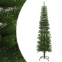 Árbol de Navidad artificial estrecho con soporte PE 210 cm en Decoración Festiva y Estacional | Comprar online en Foru.es