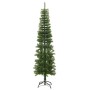 Árbol de Navidad artificial estrecho con soporte PE 210 cm en Decoración Festiva y Estacional | Comprar online en Foru.es
